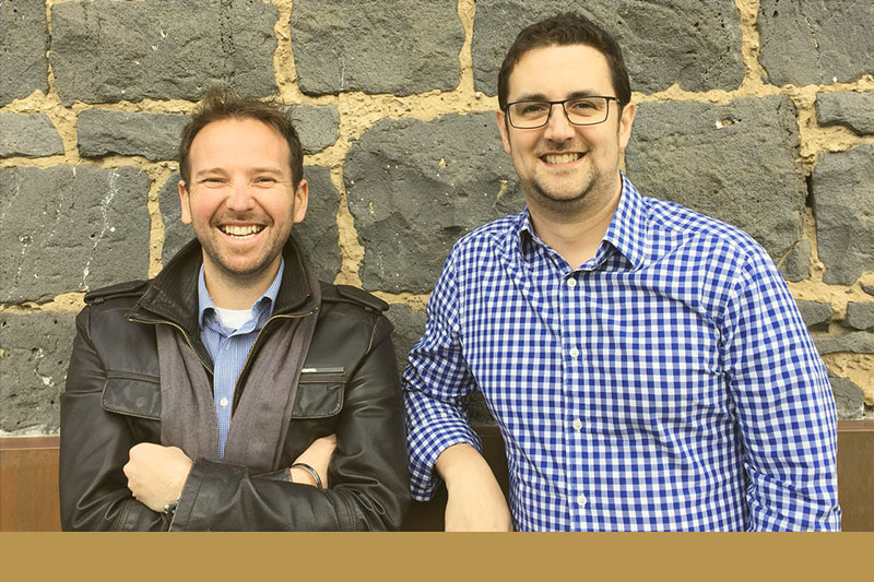 Darren and his business partner Stuart Benson