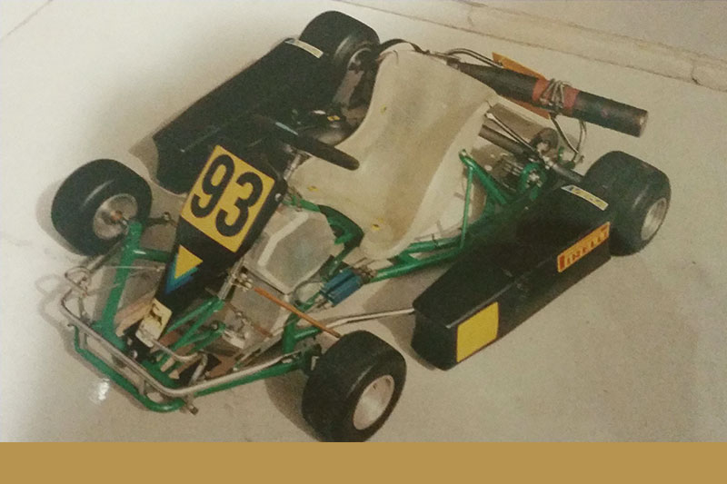 Darren's first go kart